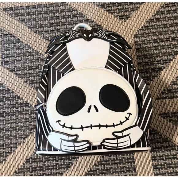 Loungefly The Nightmare Before Christmas Headless Jack Skellington Mini Backpack - Picture 2 of 7